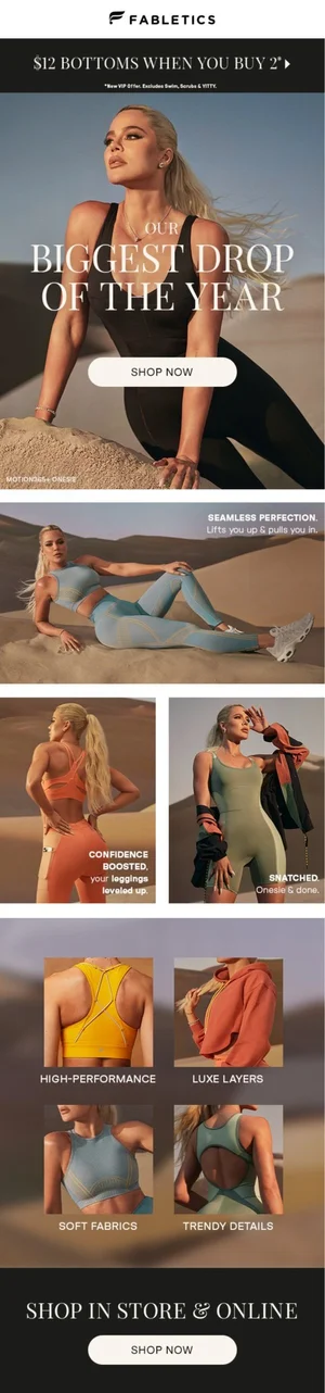Fabletics Khloé launch