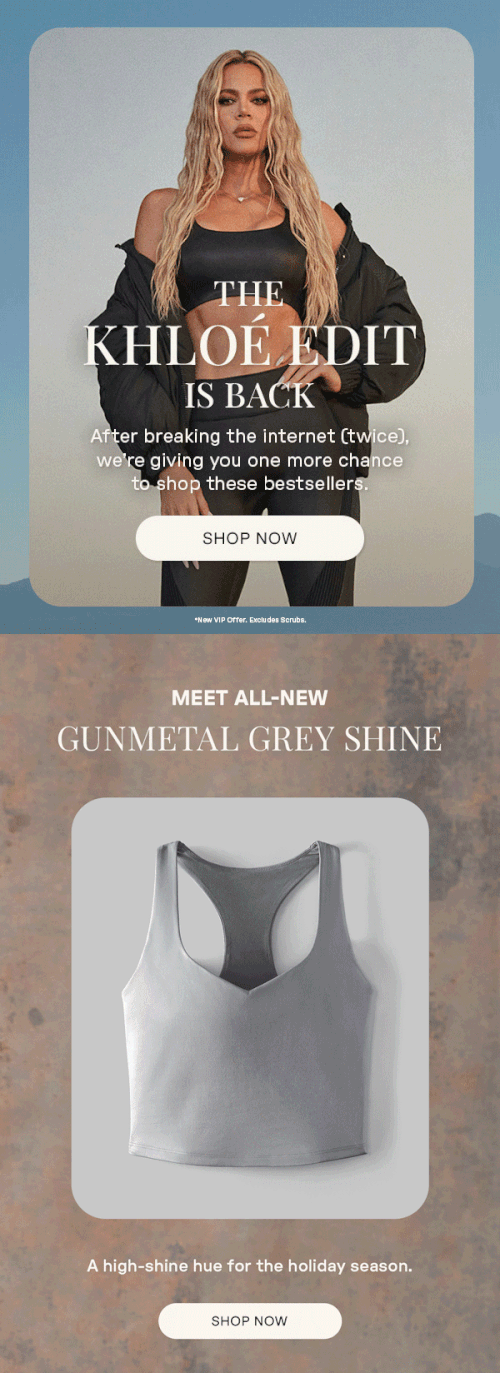 Fabletics story slide
