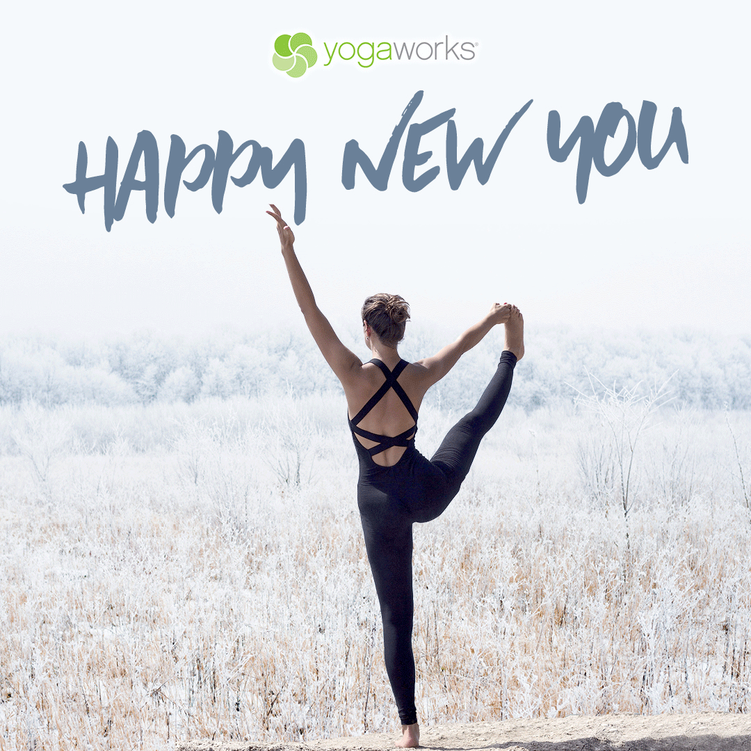 YogaWorks Happy New You social